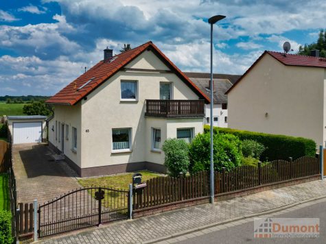 Freistehendes Einfamilienhaus mit Garage, Wintergarten und sonnigem Grundstück in Meuschau., 06217 Merseburg, Einfamilienhaus